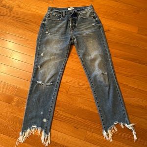 Pistola Size 24 jeans. High rise. Ankle fit.